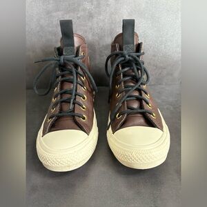 Converse Chuck Taylor All Star Leather High "Dark Root" sneaker